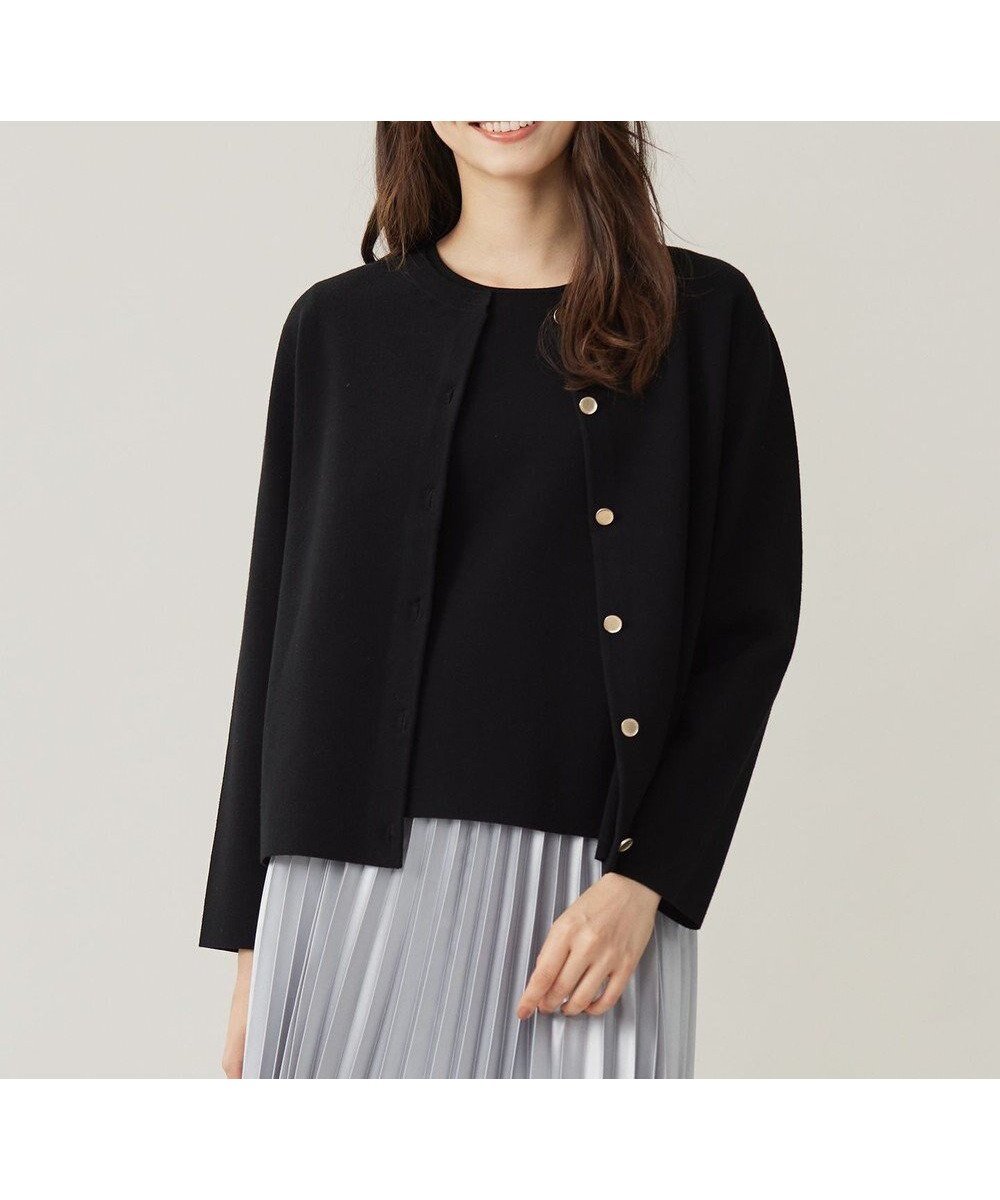 【自由区/JIYU-KU】の【アンサンブル対応・洗える】レーヨンストレッチ カーディガン インテリア・キッズ・メンズ・レディースファッション・服の通販 founy(ファニー) ファッション Fashion レディースファッション Fashion for Women トップス・カットソー Cut & Sew Tops カーディガン・羽織り Layered Style Cardigans アンサンブルニット Knit Ensembles & Twin Sets おすすめ Recommended / Our Picks アンサンブル Ensemble Set エレガント 上品 Elegant カーディガン Cardigan, Knitwear ジャケット Jacket, Outerwear ストレッチ Stretch, Stretchy Fabric 洗える Machine Washable A/W・秋冬 Autumn/Winter ブラック|ID: prp329100004594665 ipo3291000000033678960