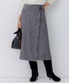 【23区/NIJYUSANKU】のチェックツイード ラップ風 スカート 人気、トレンドファッション・服の通販 founy(ファニー) ファッション Fashion レディースファッション Ladies' Fashion Online スカート Skirt 2023年 2023 2023-2024秋冬・A/W Aw/Autumn/Winter//Fw/Fall-Winter/2023-2024 冬 Winter イタリア Italy チェック Check ツイード Tweed フレア Flare フロント Front ミックス Mix ラップ Wrap ループ Loop ロング Long A/W・秋冬 Aw・Autumn/Winter・Fw・Fall-Winter thumbnail ブラック系3|ID: prp329100004594785 ipo3291000000032643756