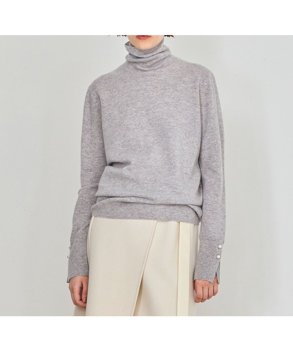【ベイジ,/BEIGE,】の【WEB限定・洗える】ALSACE / パール釦タートルネックウールニット インテリア・キッズ・メンズ・レディースファッション・服の通販 founy(ファニー) 　ファッション　Fashion　レディースファッション　Ladies' Fashion Online　トップス・カットソー　Tops/Tshirt　ニット　Knit Tops　タートルネック　Turtleneck　セーター　Sweater　パール　Pearl　洗える　Washable　A/W・秋冬　Aw・Autumn/Winter・Fw・Fall-Winter　L.Gray|ID: prp329100004594845 ipo3291000000032644708