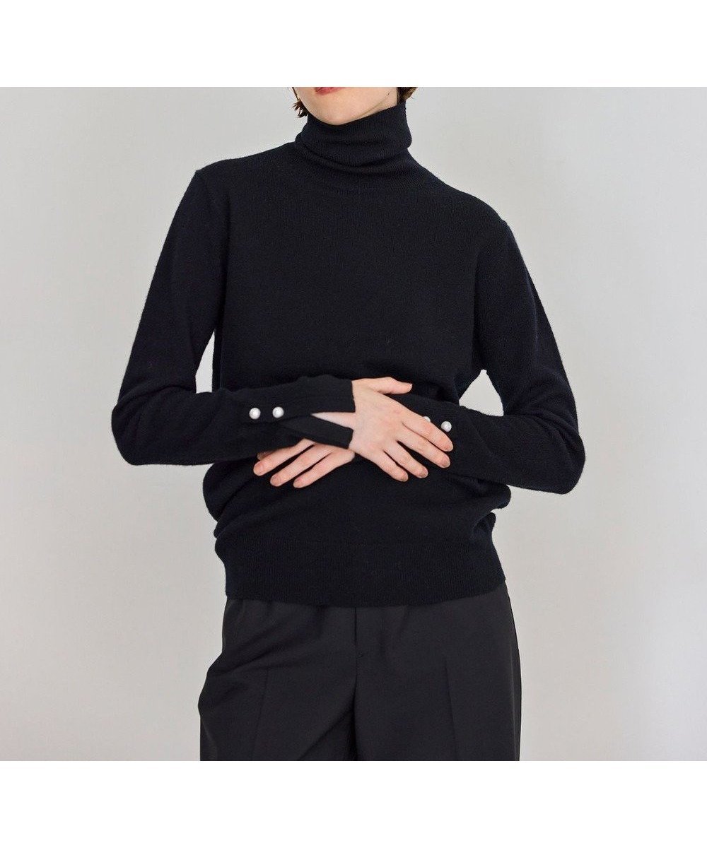 【ベイジ,/BEIGE,】の【WEB限定・洗える】ALSACE / パール釦タートルネックウールニット インテリア・キッズ・メンズ・レディースファッション・服の通販 founy(ファニー) 　ファッション　Fashion　レディースファッション　Ladies' Fashion Online　トップス・カットソー　Tops/Tshirt　ニット　Knit Tops　タートルネック　Turtleneck　セーター　Sweater　パール　Pearl　洗える　Washable　A/W・秋冬　Aw・Autumn/Winter・Fw・Fall-Winter　Black|ID: prp329100004594845 ipo3291000000032644711