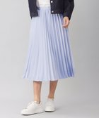 【自由区/JIYU-KU】の【WEB限定・洗える】ロイヤルサテンプリーツ スカート サックス|ID: prp329100004594880 ipo3291000000032645234