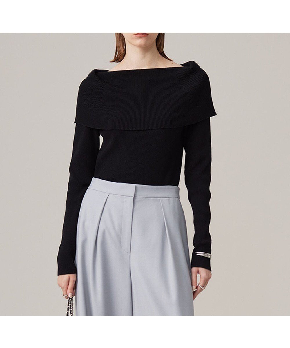 【アイシービー/iCB】の【洗える】VIS/PEスムース オフショルダーニット インテリア・キッズ・メンズ・レディースファッション・服の通販 founy(ファニー) ファッション Fashion レディースファッション Fashion for Women トップス・カットソー Cut & Sew Tops ニット Knit Tops & Sweaters 洗える Machine Washable コンパクト Compact, Small Size ストレッチ Stretch, Stretchy Fabric セーター Sweater, Knitwear フィット Fit, Slim Fit A/W・秋冬 Autumn/Winter 2024年 2024 2024-2025秋冬・A/W Autumn/Winter 2024–25 AW24–25 ブラック系|ID: prp329100004594914 ipo3291000000034231035