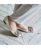 【リズ ラフィーネ/Riz raffinee】のRiz raffinee グログランリボンバレエパンプス アイボリーキジ|ID: prp329100004594924 ipo3291000000034180278