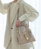 【トプカピ/TOPKAPI】の【Breath TOPKAPI】RIPPLE リプル バックル ショルダー付き ミニ トートバッグ グレージュ|ID: prp329100004594933 ipo3291000000032645725