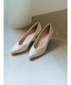 【イェッカ ヴェッカ/YECCA VECCA】のメタルラインパンプス 人気、トレンドファッション・服の通販 founy(ファニー) ファッション Fashion レディースファッション Ladies' Fashion Online クッション Cushion メタル Metal エレガント 上品 Elegant thumbnail Ivory|ID: prp329100004595056 ipo3291000000032647726