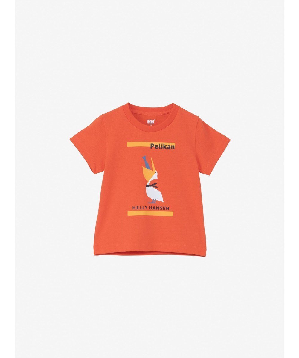 【ヘリーハンセン/HELLY HANSEN / KIDS】の【キッズ・速乾・UVカット・記名ラベル付】アニマルティー インテリア・キッズ・メンズ・レディースファッション・服の通販 founy(ファニー) 　ファッション　Fashion　キッズファッション　KIDS Children’s Clothing　トップス・カットソー　Tops/Tees/Kids　春　Spring　カットソー　Cut And Sew　グラフィック　Graphic　スタンダード　Standard　プリント　Print　S/S・春夏　Ss・Spring/Summer　夏　Summer　ブラッドオレンジ|ID: prp329100004595160 ipo3291000000032649404