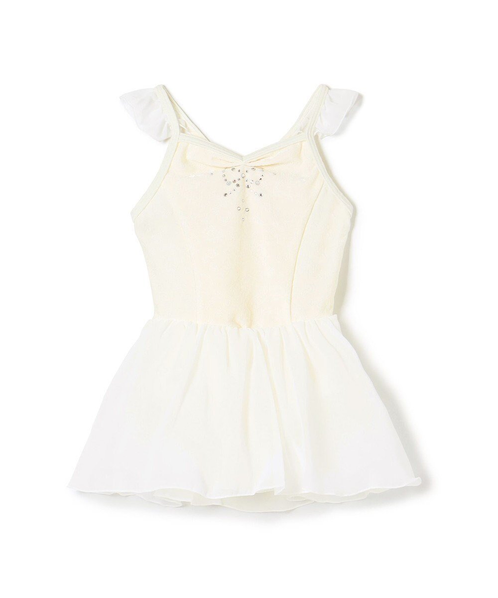 【チャコット/Chacott / KIDS】のスカート付レオタード インテリア・キッズ・メンズ・レディースファッション・服の通販 founy(ファニー) 　ファッション　Fashion　キッズファッション　KIDS Children’s Clothing　シフォン　Chiffon　ジャカード　Jacquard　ストーン　Stone　バランス　Balance　バレエ　Ballet　フリル　Frills　モチーフ　Motif　ラップ　Wrap　ラベンダー　Lavender　リボン　Ribbon　オフホワイト|ID: prp329100004595163 ipo3291000000032649416