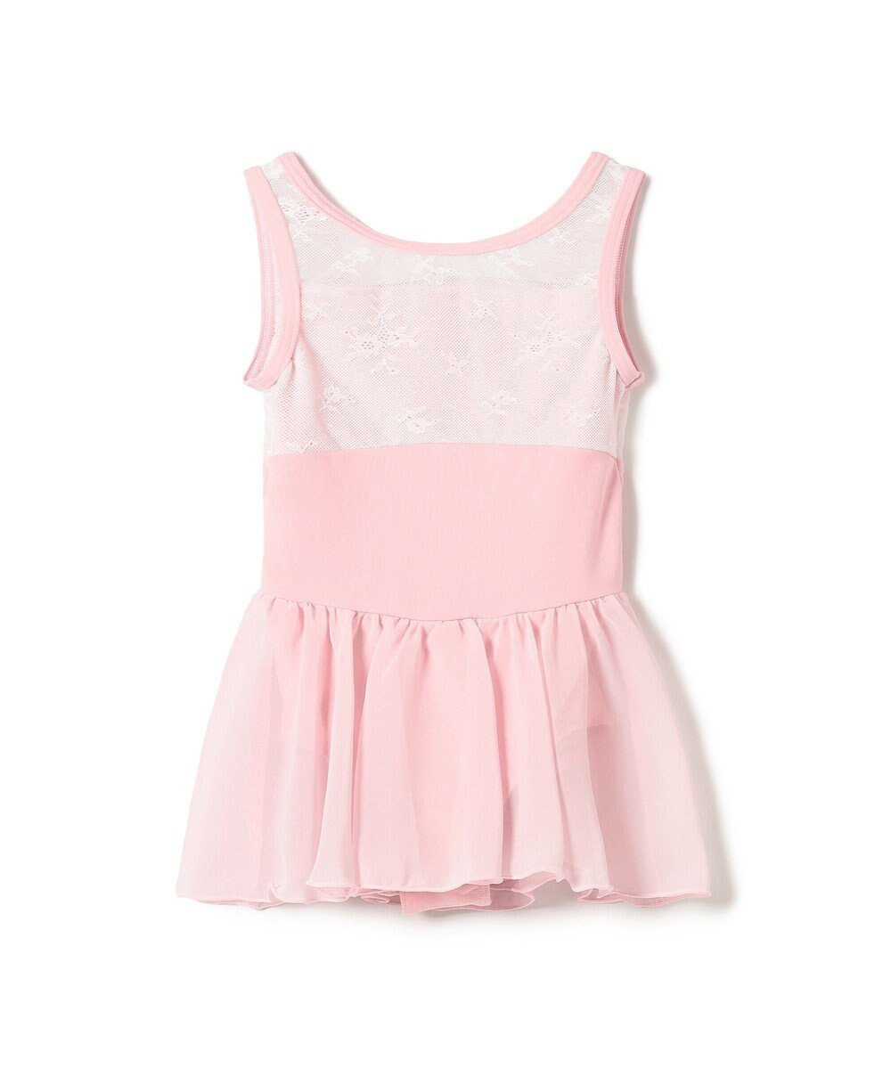 【チャコット/Chacott / KIDS】のスカート付レオタード インテリア・キッズ・メンズ・レディースファッション・服の通販 founy(ファニー) 　ファッション　Fashion　キッズファッション　KIDS Children’s Clothing　シフォン　Chiffon　ストレッチ　Stretch　パイピング　Piping　レース　Race　サーモンピンク|ID: prp329100004595165 ipo3291000000032649435