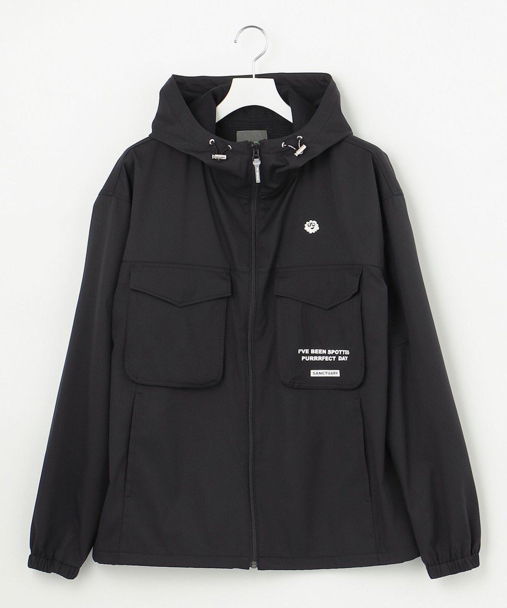 【ピーダブリュサーキュラス/PW CIRCULUS / MEN】の【MEN】【洗える/ストレッチ】ジップアップ フーデッド ブルゾン インテリア・キッズ・メンズ・レディースファッション・服の通販 founy(ファニー) 　ファッション　Fashion　メンズファッション　Men's Style Online　アウター　Coats Outerwear/Men　ブルゾン　Blouson/Jackets　ゴルフ　Golf　ジップアップ　Zip Up　ジャケット　Jacket　ストレッチ　Stretch　パーカー　Hoodie　ブルゾン　Blouson　ポケット　Pocket　洗える　Washable　ブラック系|ID: prp329100004595176 ipo3291000000032649511
