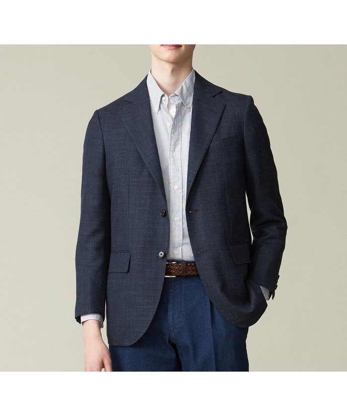 【ジェイ プレス/J.PRESS / MEN】の【NEW STAGE】フレーキーシルクリネン ジャケット インテリア・キッズ・メンズ・レディースファッション・服の通販 founy(ファニー) https://founy.com/ ファッション Fashion メンズファッション Fashion for Men アウター Men's Coats Outerwear テーラードジャケット Tailored Jackets & Blazers エレガント 上品 Elegant 春 Spring カッティング Cutting Detail ショルダー Shoulder, Shoulder Strap シルク Silk, 100% Silk シンプル Simple, Minimal ジャケット Jacket, Outerwear スマート Smart, Elegant スラックス Slacks, Dress Pants ドレス Dress, One-Piece パイピング Piping, Trim Design ファブリック Fabric, Textile ポケット Pocket, Pocket Detail ミックス Mix, Mixed Style 無地 Plain, Solid Color リネン Linen, Linen Fabric リラックス Relax, Relaxed Fit S/S・春夏 SS, Spring/Summer, Warm Season 日本製 Made In Japan 夏 Summer |ID: prp329100004595177 ipo3291000000032649518