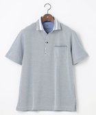 【ジョセフ アブード/JOSEPH ABBOUD / MEN】の【カラー豊富】人気!オーガニックコットン使用 ダディポロシャツ ブルー系|ID: prp329100004595184 ipo3291000000032649636