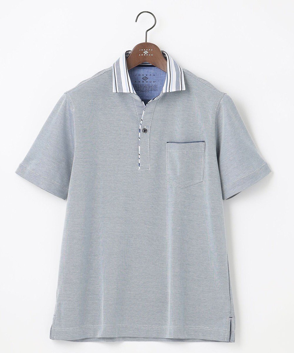 【ジョセフ アブード/JOSEPH ABBOUD / MEN】の【カラー豊富】人気!オーガニックコットン使用 ダディポロシャツ インテリア・キッズ・メンズ・レディースファッション・服の通販 founy(ファニー) 　ファッション　Fashion　メンズファッション　Men's Style Online　トップス・カットソー　Tops/Tshirt/Men　シャツ　Shirts　ポロシャツ　Polo Shirts　春　Spring　吸水　Water Absorption　抗菌　Antibacterial　スキッパー　Skipper　定番　Standard　人気　Popularity　ポロシャツ　Polo Shirt　S/S・春夏　Ss・Spring/Summer　再入荷　Restock/Back In Stock/Re Arrival　おすすめ　Recommend　夏　Summer　ギフト プレゼント　Gift Present　ブルー系|ID: prp329100004595184 ipo3291000000032649636