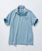 【ジョセフ アブード/JOSEPH ABBOUD / MEN】の【カラー豊富】人気!オーガニックコットン使用 ダディポロシャツ ターコイズブルー系|ID: prp329100004595184 ipo3291000000032649640