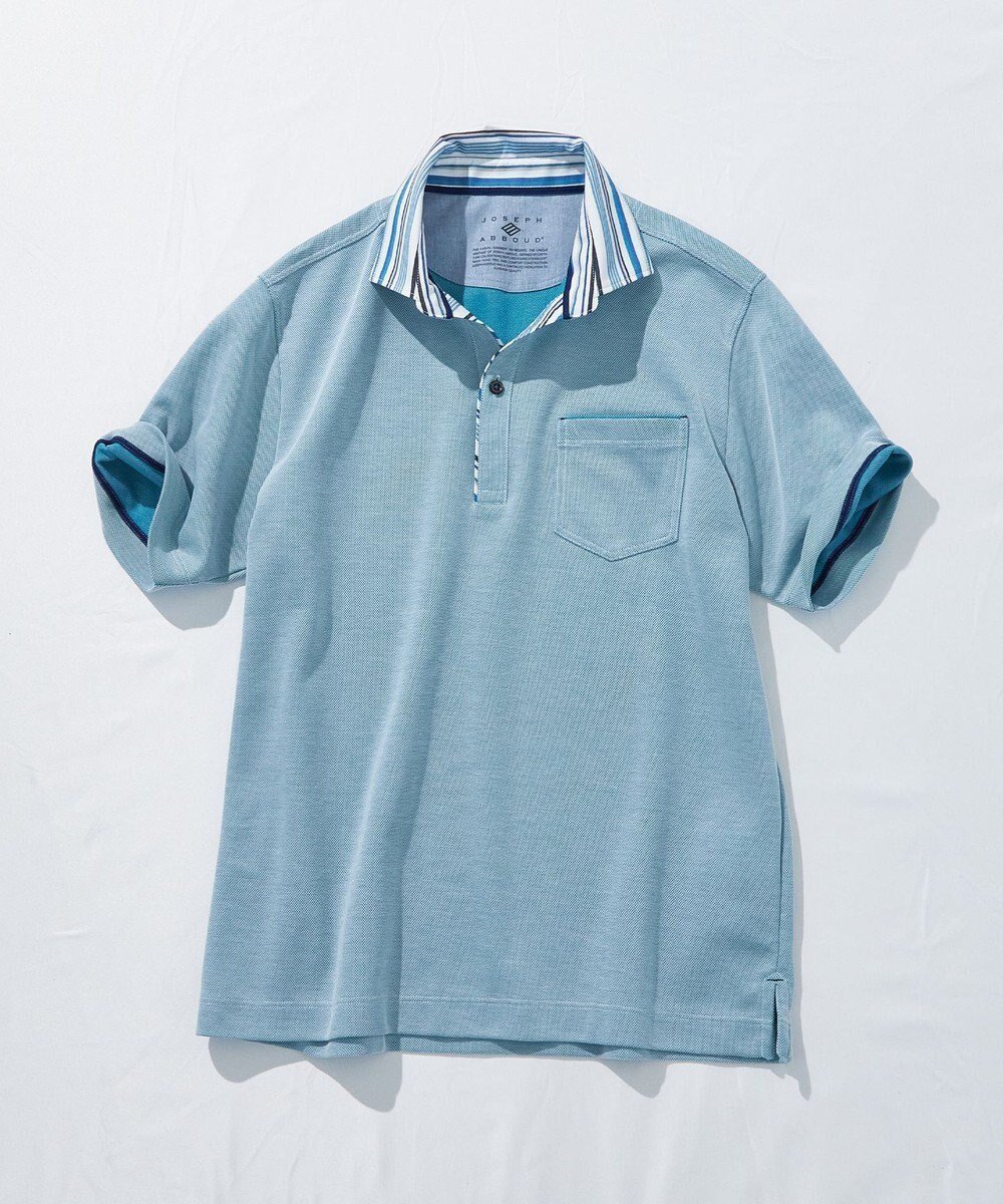 【ジョセフ アブード/JOSEPH ABBOUD / MEN】の【カラー豊富】人気!オーガニックコットン使用 ダディポロシャツ インテリア・キッズ・メンズ・レディースファッション・服の通販 founy(ファニー) 　ファッション　Fashion　メンズファッション　Men's Style Online　トップス・カットソー　Tops/Tshirt/Men　シャツ　Shirts　ポロシャツ　Polo Shirts　春　Spring　吸水　Water Absorption　抗菌　Antibacterial　スキッパー　Skipper　定番　Standard　人気　Popularity　ポロシャツ　Polo Shirt　S/S・春夏　Ss・Spring/Summer　再入荷　Restock/Back In Stock/Re Arrival　おすすめ　Recommend　夏　Summer　ギフト プレゼント　Gift Present　ターコイズブルー系|ID: prp329100004595184 ipo3291000000032649640