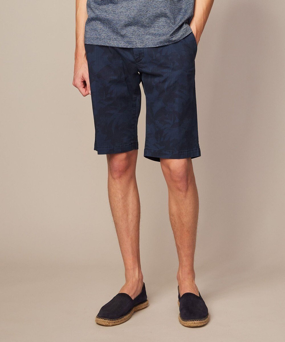 【ジョセフ アブード/JOSEPH ABBOUD / MEN】の【イタリア素材/製品染め】ボタニカルヘリンボンプリント ショーツ インテリア・キッズ・メンズ・レディースファッション・服の通販 founy(ファニー) 　ファッション　Fashion　メンズファッション　Fashion for Men　ボトムス　Bottoms　イタリア　Italy　ショーツ　Shorts, Short Pants　プリント　Print, Printed Pattern　夏　Summer　春　Spring　S/S・春夏　SS, Spring/Summer, Warm Season　ネイビー系6|ID: prp329100004595192 ipo3291000000032649749
