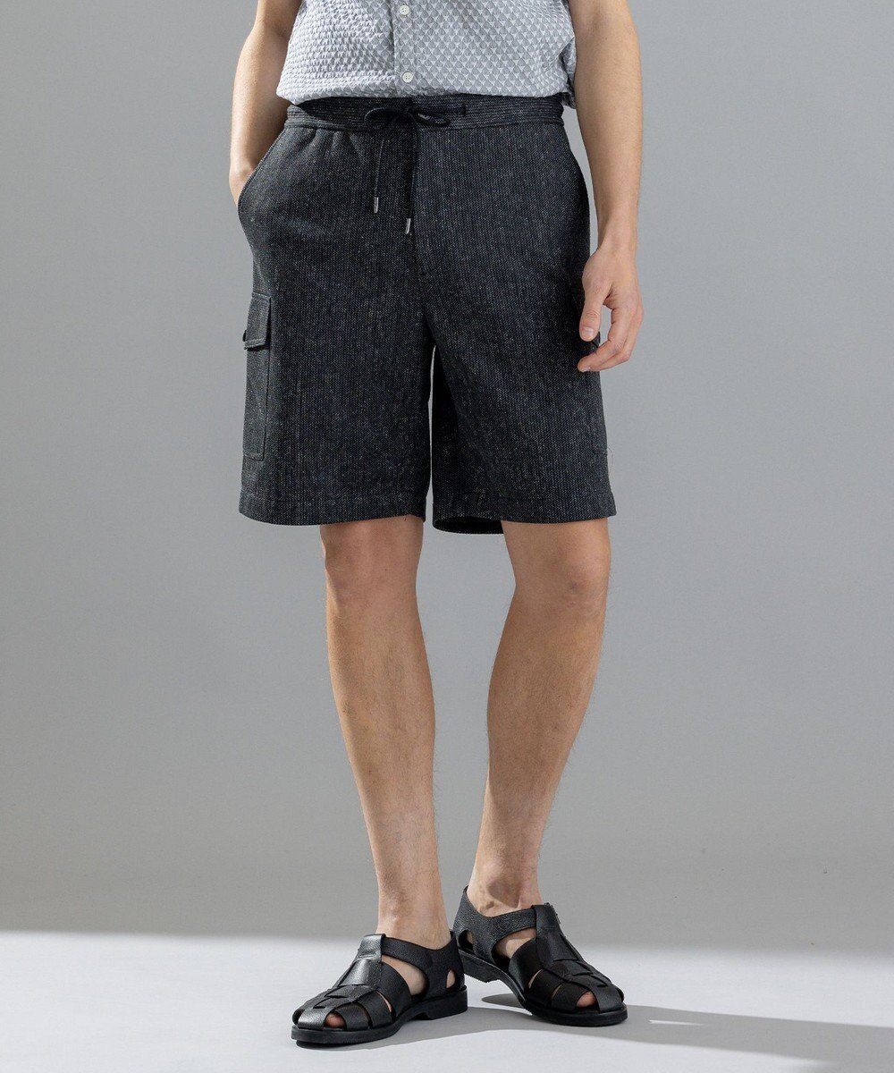 【ジョゼフ オム/JOSEPH HOMME / MEN】のリネンドビージャージー / BERMUDA インテリア・キッズ・メンズ・レディースファッション・服の通販 founy(ファニー) 　ファッション　Fashion　メンズファッション　Fashion for Men　ボトムス　Bottoms　おすすめ　Recommended / Our Picks　アンサンブル　Ensemble Set　ショート　Short, Short Length　ストレッチ　Stretch, Stretchy Fabric　テーパード　Tapered, Tapered Pants　ポケット　Pocket, Pocket Detail　リゾート　Resort, Vacation Style　リネン　Linen, Linen Fabric　夏　Summer　春　Spring　S/S・春夏　SS, Spring/Summer, Warm Season　羽織　Haori, Light Jacket　グレー系|ID: prp329100004595194 ipo3291000000033440281