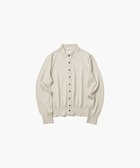 【エイトン/ATON】のRAMIE WOOL ポロニットカーディガン WARM WHITE|ID: prp329100004595210 ipo3291000000032650201