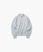 【エイトン/ATON】のRAMIE WOOL ポロニットカーディガン SAX|ID: prp329100004595210 ipo3291000000032650202