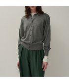 【エイトン/ATON】のRAMIE WOOL ポロニットカーディガン TOP GRAY|ID: prp329100004595210 ipo3291000000032650203