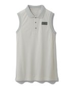 【ゼロハリバートン/ZERO HALLIBURTON】のメランジ ボーダー ポロノースリーブ 82836 W4S4b レディースゴルフ 人気、トレンドファッション・服の通販 founy(ファニー) ファッション Fashion レディースファッション Ladies' Fashion Online トップス・カットソー Tops/Tshirt キャミソール / ノースリーブ No Sleeves ゴルフ Golf シンプル Simple タンク Tank ノースリーブ No Sleeve フェイクレザー Faux Leather ボーダー Border メランジ Melange エレガント 上品 Elegant 夏 Summer 春 Spring S/S・春夏 Ss・Spring/Summer thumbnail シルバーグレー杢|ID: prp329100004595212 ipo3291000000032650246