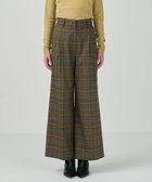 【グレース コンチネンタル/GRACE CONTINENTAL】のワイドワークパンツ ブラウン|ID: prp329100004595230 ipo3291000000032650638