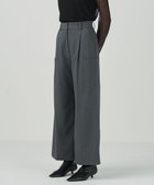 【グレース コンチネンタル/GRACE CONTINENTAL】のワイドワークパンツ グレー|ID: prp329100004595230 ipo3291000000032650639
