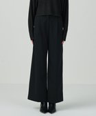 【グレース コンチネンタル/GRACE CONTINENTAL】のワイドワークパンツ ブラック|ID: prp329100004595230 ipo3291000000033678692