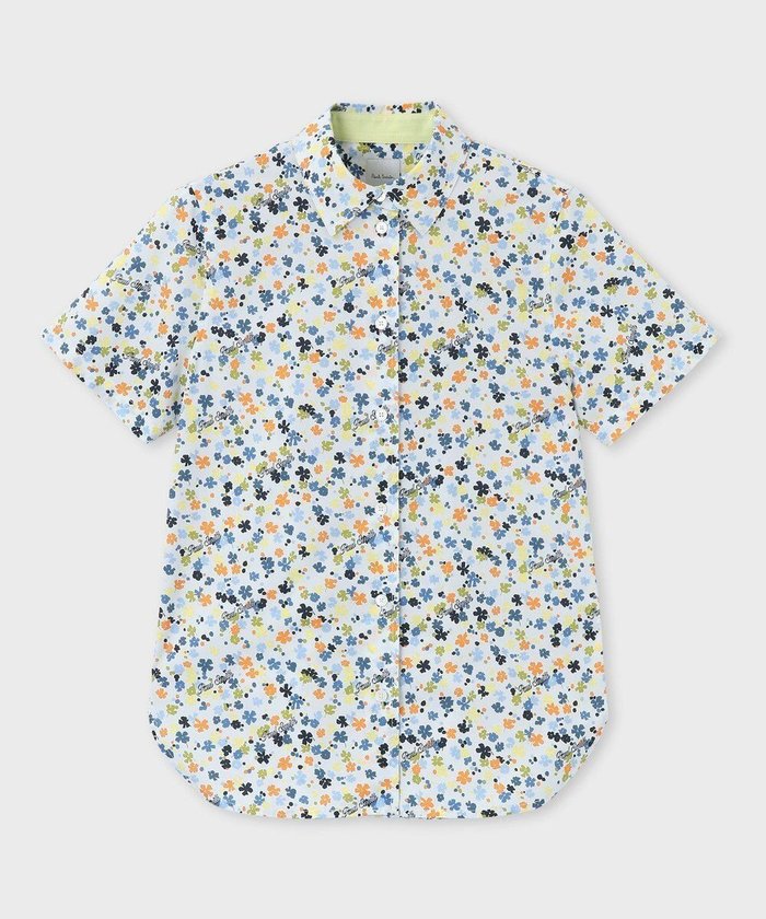 【ポール スミス/Paul Smith】のLogo flower 半袖シャツ インテリア・キッズ・メンズ・レディースファッション・服の通販 founy(ファニー) https://founy.com/ ファッション Fashion レディースファッション Ladies' Fashion Online トップス・カットソー Tops/Tshirt シャツ/ブラウス Shirts/Blouses カラフル Colorful フェミニン Feminine プリント Print ワーク Work 半袖 Short Sleeve 夏 Summer 春 Spring S/S・春夏 Ss・Spring/Summer |ID: prp329100004595232 ipo3291000000032650682