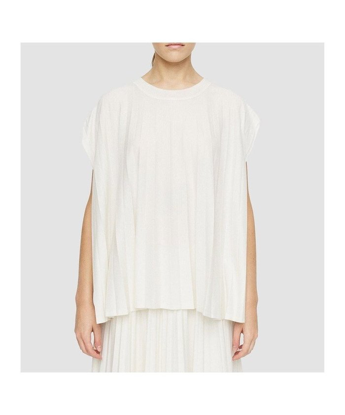 【ジョゼフ/JOSEPH】の【洗える】コットンプリッセ ラウンドネックTシャツ インテリア・キッズ・メンズ・レディースファッション・服の通販 founy(ファニー) https://founy.com/ ファッション Fashion レディースファッション Fashion for Women トップス・カットソー Cut & Sew Tops シャツ・ブラウス・オフィスカジュアル Elegant Blouses & Button-Ups ロングTシャツ・Tシャツ Longline T-Shirts & Tees カットソー・ベーシックTシャツ Cut-and-Sewn Tops / Stretch Tees & Basics カットソー Cut and Sewn Top フィット Fit, Slim Fit プリーツ Pleats, Pleated ラウンド Round, Round Neck レギュラー Regular, Standard Fit 洗える Machine Washable A/W・秋冬 Autumn/Winter |ID: prp329100004595235 ipo3291000000035184064