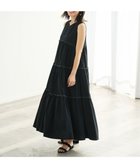 【ハッシュニュアンス/#Newans】のボリュームティアードワンピース ブラック|ID: prp329100004595236 ipo3291000000034526353