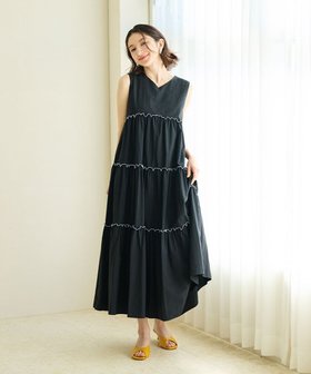 【ハッシュニュアンス/#Newans】のボリュームティアードワンピース 人気、トレンドファッション・服の通販 founy(ファニー) ファッション Fashion レディースファッション Fashion for Women ワンピース Dresses エレガント 上品 Elegant ティアードワンピース Tiered Dress, Flared Dress フリル Frill, Ruffle 夏 Summer 春 Spring S/S・春夏 SS, Spring/Summer, Warm Season |ID:prp329100004595236