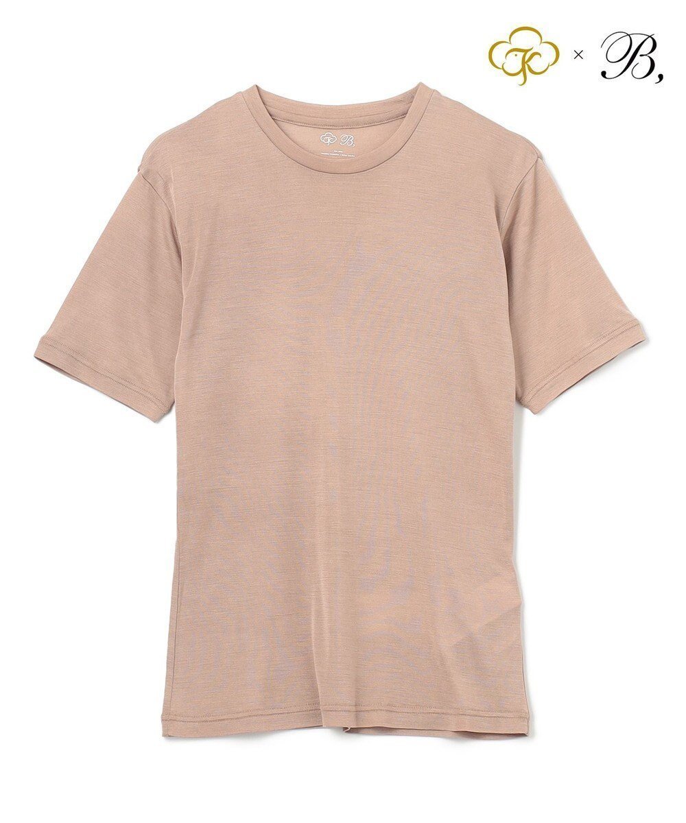 【ベイジ,/BEIGE,】のWashable Silk / Short Sleeve T ショートスリーブ T シャツ インテリア・キッズ・メンズ・レディースファッション・服の通販 founy(ファニー) 　ファッション　Fashion　レディースファッション　Ladies' Fashion Online　トップス・カットソー　Tops/Tshirt　シャツ/ブラウス　Shirts/Blouses　ロング / Tシャツ　T-Shirts　カットソー　Cut and Sewn　春　Spring　洗える　Washable　カットソー　Cut And Sew　ショート　Short　シルク　Silk　スリーブ　Sleeve　S/S・春夏　Ss・Spring/Summer　夏　Summer　Taupe|ID: prp329100004595320 ipo3291000000032651650