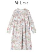 【ツモリチサト スリープ/tsumori chisato SLEEP】のツモリチサト ワンピース 長袖 ルームウェア 綿混(本体) レディース UNX582 /ワコール サックス|ID: prp329100004595396 ipo3291000000032652596