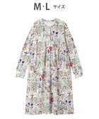 【ツモリチサト スリープ/tsumori chisato SLEEP】のツモリチサト ワンピース 長袖 ルームウェア 綿混(本体) レディース UNX582 /ワコール アイボリー|ID: prp329100004595396 ipo3291000000033005204