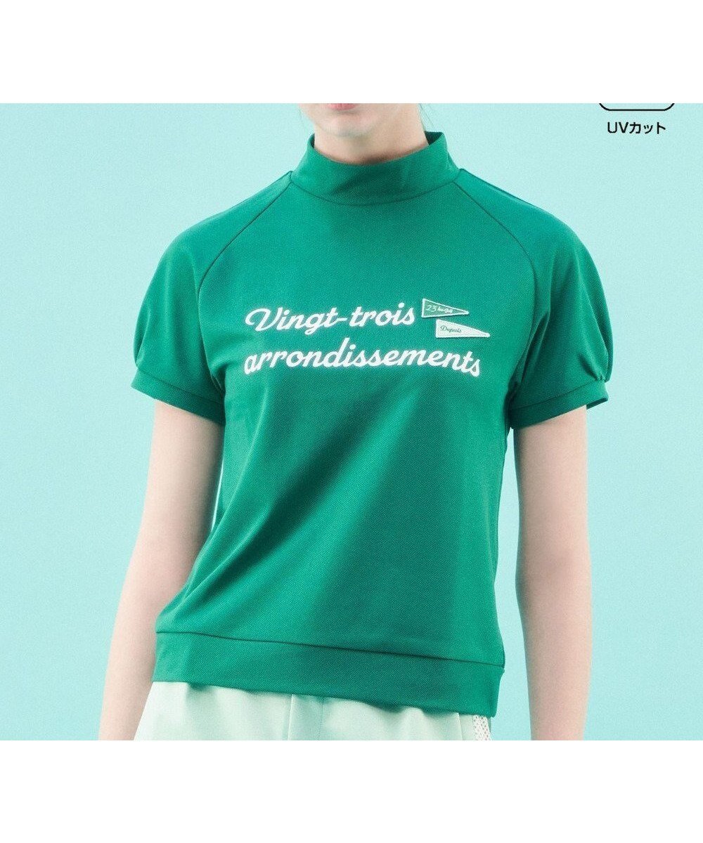 【23区 ゴルフ/NIJYUSANKU GOLF】の【WOMEN】【吸水速乾/UVカット】メッシュモックネックプルオーバー 人気、トレンドファッション・服の通販 founy(ファニー) 　ファッション　Fashion　レディースファッション　Fashion for Women　トップス・カットソー　Cut & Sew Tops　シャツ・ブラウス・オフィスカジュアル　Elegant Blouses & Button-Ups　ロングTシャツ・Tシャツ　Longline T-Shirts & Tees　カジュアルプルオーバー・ニットトップス　Pullovers & Knit Tops / Casual Pullovers　カットソー・ベーシックTシャツ　Cut-and-Sewn Tops / Stretch Tees & Basics　カットソー　Cut and Sewn Top　ゴルフ　Golf　シンプル　Simple, Minimal　スポーティ　Sporty, Casual Athletic　フロント　Front, Front Design　プリント　Print, Printed Pattern　メッシュ　Mesh, Net Fabric　切替　Switching, Contrast Panel　吸水　Absorbent, Quick-Dry　夏　Summer　春　Spring　S/S・春夏　SS, Spring/Summer, Warm Season　 other-1|ID: prp329100004595422 ipo3291000000032652892
