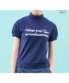 【23区 ゴルフ/NIJYUSANKU GOLF】の【WOMEN】【吸水速乾/UVカット】メッシュモックネックプルオーバー ダルブルー系|ID: prp329100004595422 ipo3291000000032652894