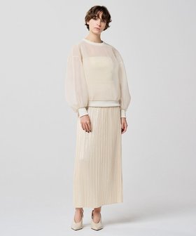 【アンクレイヴ/uncrave】 レザー ライク サテン プリーツスカート(uncrave WHITE)人気、トレンドファッション・服の通販 founy(ファニー) ファッション Fashion レディースファッション Ladies' Fashion Online スカート Skirt プリーツスカート Pleated Skirts ヴィンテージ Vintage サテン Satin スタイリッシュ Stylish スマート Smart フレア Flare プリーツ Pleats ランダム Random A/W・秋冬 Aw・Autumn/Winter・Fw・Fall-Winter |ID:prp329100004595449