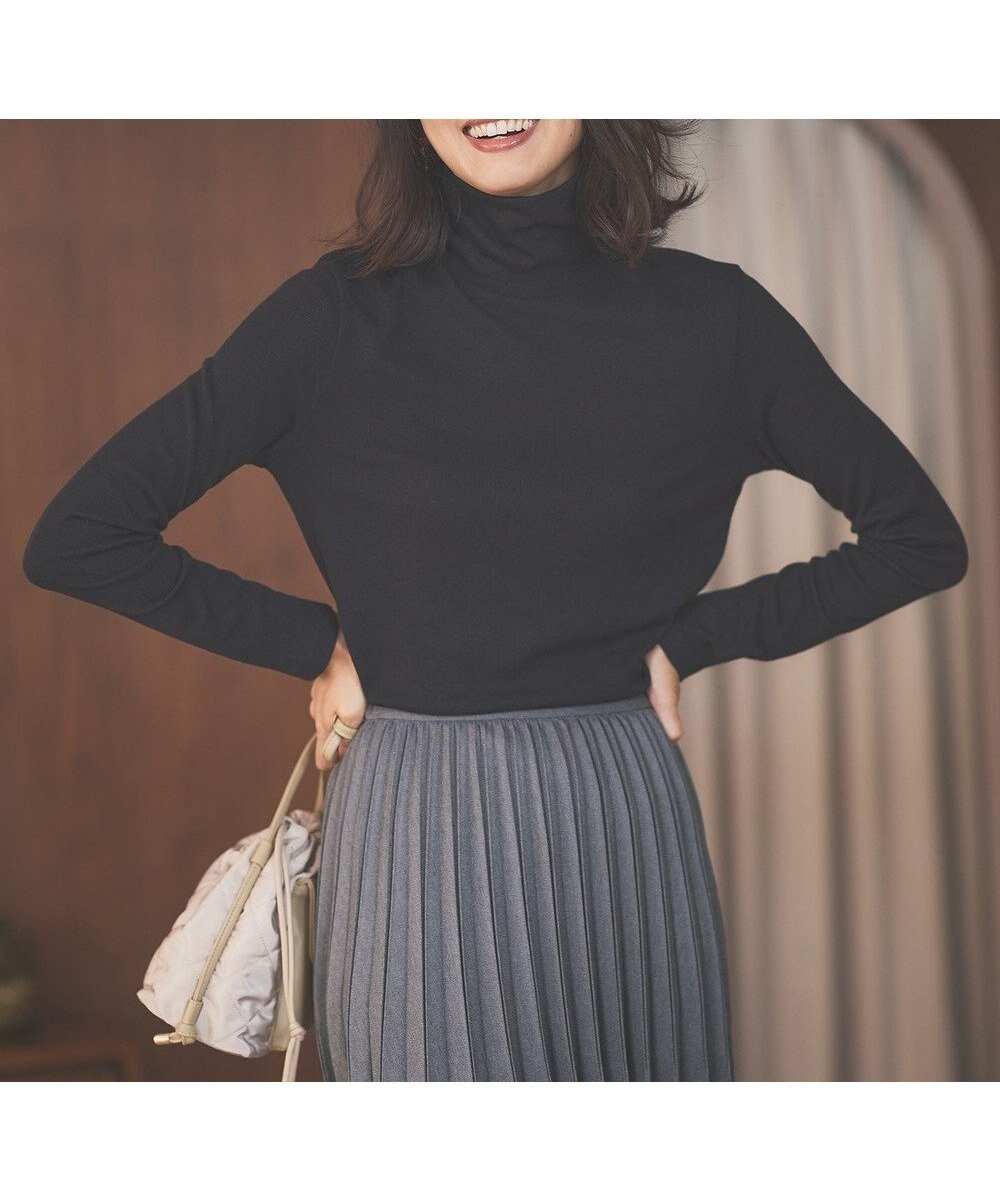 【エニー/ANY】の【洗濯機可】ソフトタッチリブタートルネック インテリア・キッズ・メンズ・レディースファッション・服の通販 founy(ファニー) ファッション Fashion レディースファッション Fashion for Women トップス・カットソー Cut & Sew Tops シャツ・ブラウス・オフィスカジュアル Elegant Blouses & Button-Ups ロングTシャツ・Tシャツ Longline T-Shirts & Tees カットソー・ベーシックTシャツ Cut-and-Sewn Tops / Stretch Tees & Basics タートルネック・ハイネックトップス Turtlenecks & High-Neck Tops おすすめ Recommended / Our Picks インナー Innerwear カットソー Cut and Sewn Top タートル Turtleneck, Turtle Collar トレンド Trend, Trending Now フィット Fit, Slim Fit ロング Long, Long-Length A/W・秋冬 Autumn/Winter 防寒 Cold Protection, Winter-Ready ブラック|ID: prp329100004595453 ipo3291000000034807284