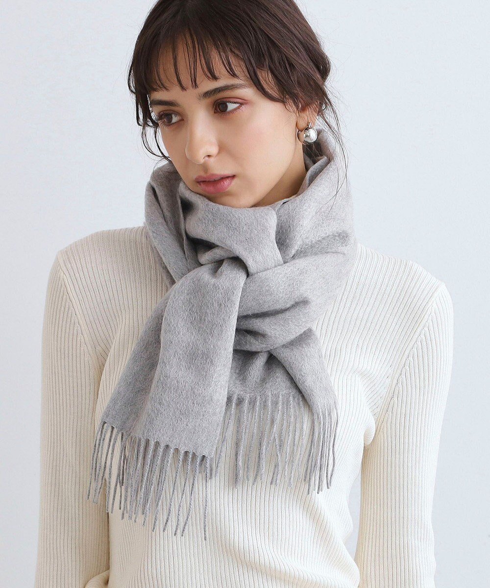 【ムーンバット/MOONBAT】のWEB限定【洗える】ミエル (miel) カシミヤ100% プレーンマフラー インテリア・キッズ・メンズ・レディースファッション・服の通販 founy(ファニー) 　ファッション　Fashion　レディースファッション　Ladies' Fashion Online　マフラー　Mufflers　ウォッシャブル　Washable　洗える　Washable　カシミヤ　Cashmere　コレクション　Collection　スヌード　Snood　トレンド　Trend　マフラー　Scarf　冬　Winter　A/W・秋冬　Aw・Autumn/Winter・Fw・Fall-Winter　おすすめ　Recommend　エレガント 上品　Elegant　グレー|ID: prp329100004595466 ipo3291000000032653218