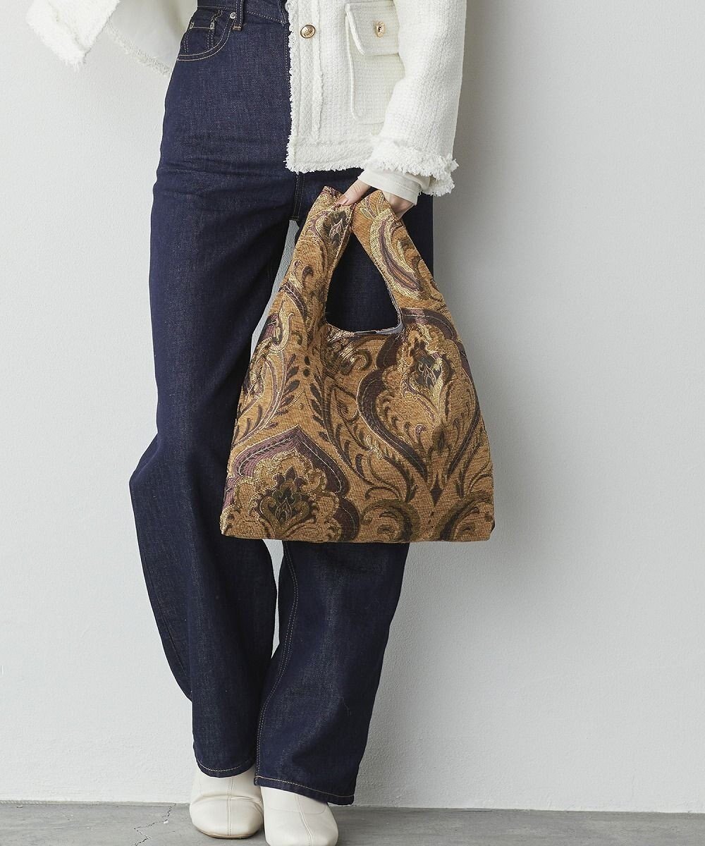 【トプカピ/TOPKAPI】の【TREASURE TOPKAPI】ペイズリー柄 ジャガード 2WAY トートバッグ 人気、トレンドファッション・服の通販 founy(ファニー) 　ファッション　Fashion　レディースファッション　Ladies' Fashion Online　バッグ　Bag　おすすめ　Recommend　アクセサリー　Accessories　エレガント 上品　Elegant　ショルダー　Shoulder　デニム　Denim　ペイズリー　Paisley　再入荷　Restock/Back In Stock/Re Arrival　A/W・秋冬　Aw・Autumn/Winter・Fw・Fall-Winter　 other-1|ID: prp329100004595563 ipo3291000000032654230