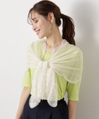 【ムーンバット/MOONBAT】のルナルーチェ ロカ CHANDNI シルクコットン 花刺繍ストール オフホワイト|ID: prp329100004595572 ipo3291000000032654336