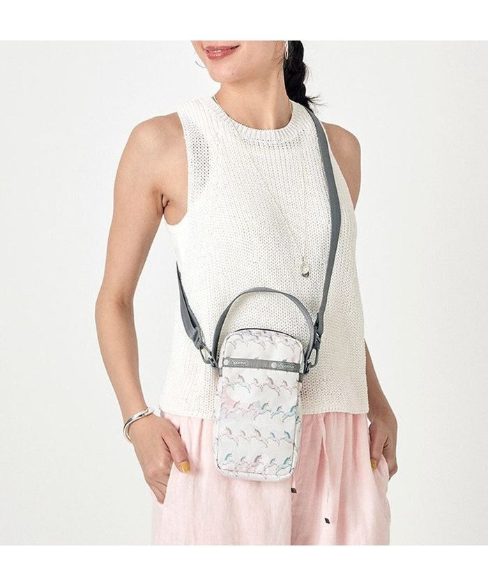【レスポートサック/LeSportsac】のMINI PHONE CROSSBODY/パステルユニコーン インテリア・キッズ・メンズ・レディースファッション・服の通販 founy(ファニー) https://founy.com/ ファッション Fashion レディースファッション Fashion for Women おすすめ Recommended / Our Picks コンパクト Compact, Small Size ショルダー Shoulder, Shoulder Strap スタイリッシュ Stylish, Fashionable プリント Print, Printed Pattern ポケット Pocket, Pocket Detail |ID: prp329100004595625 ipo3291000000032654901