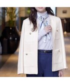 【ティアクラッセ/Tiaclasse】の【洗える】ワッフルピケジャケット オフホワイト|ID: prp329100004595650 ipo3291000000032655247
