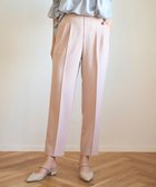 【フェルゥ/Feroux】の【洗える】美シルエットカラーテーパード パンツ ピンク系|ID: prp329100004595657 ipo3291000000032655320