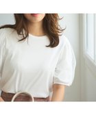 【フェルゥ/Feroux】のチュールパフスリーブ プルオーバー ホワイト系|ID: prp329100004595666 ipo3291000000032655474