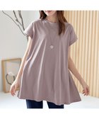 【ティアクラッセ/Tiaclasse】の【接触冷感】 フレンチスリーブフレアカットソー ピンク|ID: prp329100004595667 ipo3291000000032655493