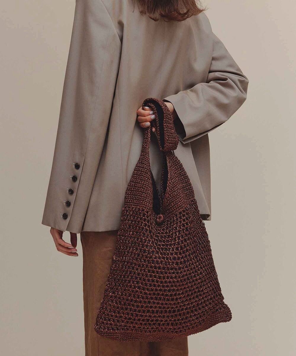 【トプカピ/TOPKAPI】の【TREASURE TOPKAPI】メタリックニット ワンショルダー バッグ 人気、トレンドファッション・服の通販 founy(ファニー) 　ファッション　Fashion　レディースファッション　Ladies' Fashion Online　トップス・カットソー　Tops/Tshirt　ニット　Knit Tops　クール　Cool　ショルダー　Shoulder　シルバー　Silver　シンプル　Simple　メタリック　Metallic　リップ　Lip　再入荷　Restock/Back In Stock/Re Arrival　手編み　Hand Knitting　 other-1|ID: prp329100004595680 ipo3291000000032655617