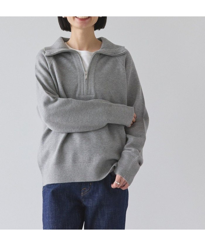 【アメリカンホリック/AMERICAN HOLIC】のバイパチハーフZIPニットプルオーバー インテリア・キッズ・メンズ・レディースファッション・服の通販 founy(ファニー) https://founy.com/ ファッション Fashion レディースファッション Ladies' Fashion Online トップス・カットソー Tops/Tshirt ニット Knit Tops プルオーバー Pullover おすすめ Recommend インナー Inner ジップ Zip スリーブ Sleeve セーター Sweater タートル Turtle 人気 Popularity 今季 This Season A/W・秋冬 Aw・Autumn/Winter・Fw・Fall-Winter |ID: prp329100004595719 ipo3291000000032656126