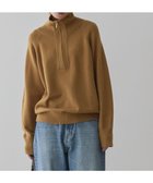 【アメリカンホリック/AMERICAN HOLIC】のバイパチハーフZIPニットプルオーバー Camel|ID: prp329100004595719 ipo3291000000032656128