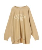 【クラフトスタンダードブティック/CRAFT STANDARD BOUTIQUE】のプリント裏毛チュニック Beige|ID: prp329100004595732 ipo3291000000033579765